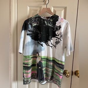 Rucking Fotten Howl’s Moving Castle all over print shirt, size M. NEW